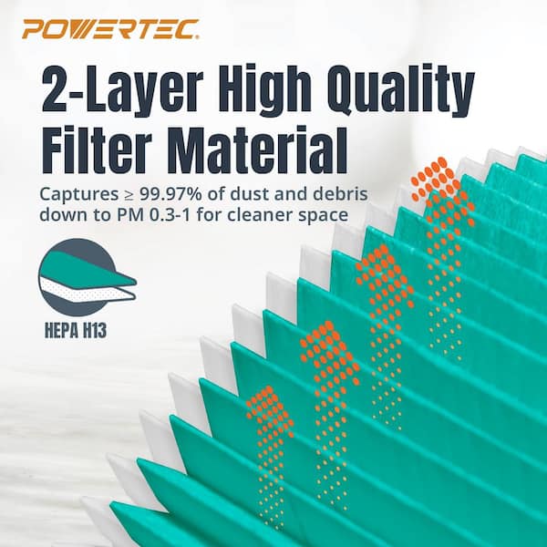 HEPA Material Cartridge Wet Dry Vacuum Replacement Filter for 3-4 Gal. Craftsman 9-16950 9-17810, 17810 Shop Vacs 4-Pack
