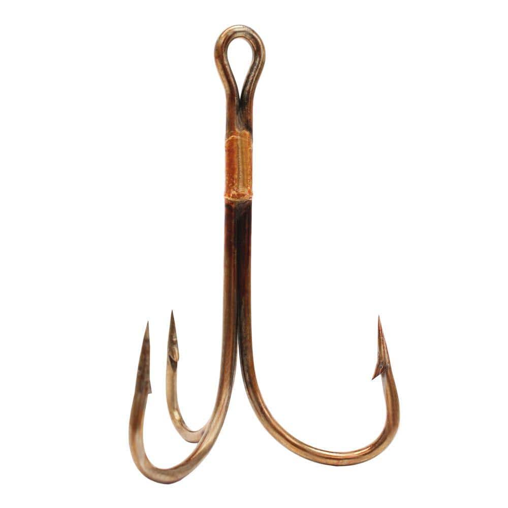  Mustad Double Hook - Bronze 8 : Fishing Hooks : Sports &  Outdoors