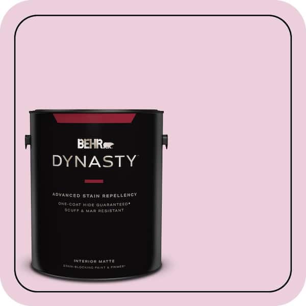 BEHR DYNASTY 1 gal. #M130-2 Creamy Freesia Matte Interior Stain-Blocking Paint & Primer