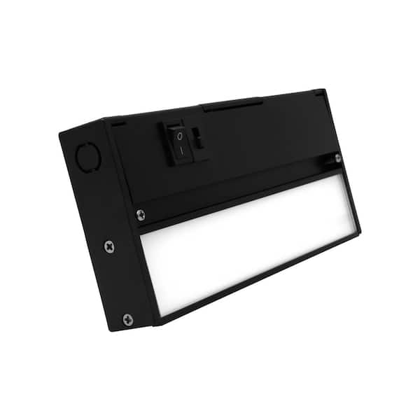 NICOR NUC-5 Series 8 in. Black Selectable LED Under Cabinet Light