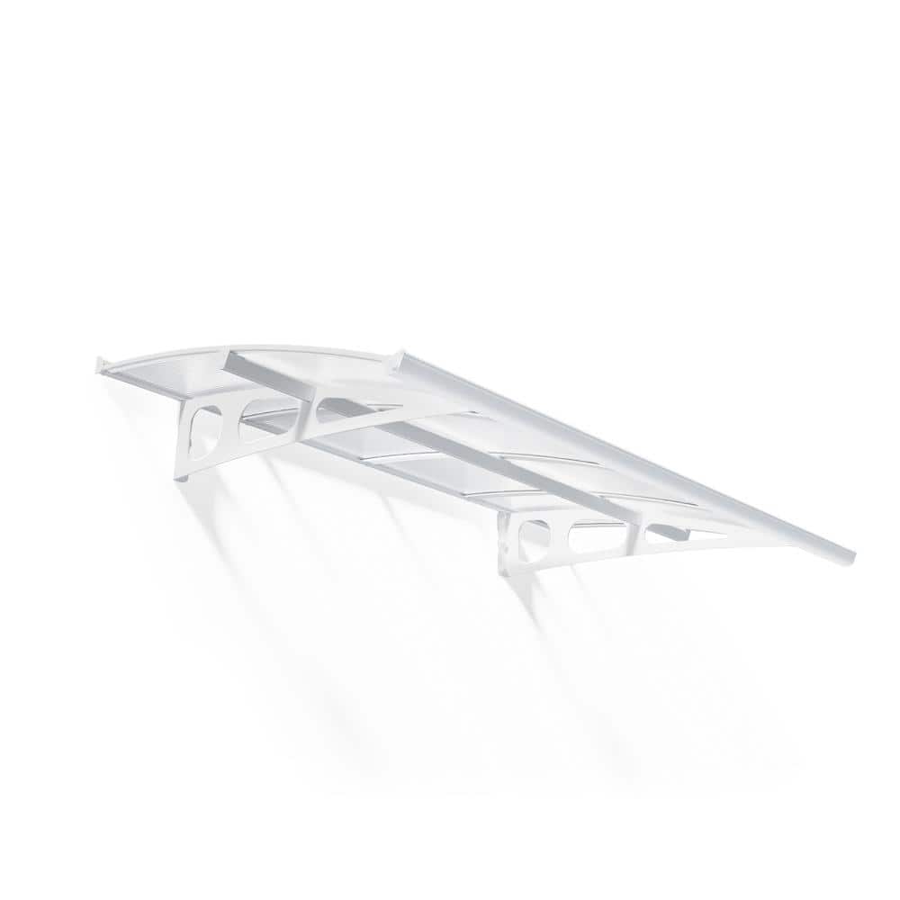 Bordeaux 5 ft. x 7 ft. White/Diffused Door and Window Awning price history on PriceWatchPro