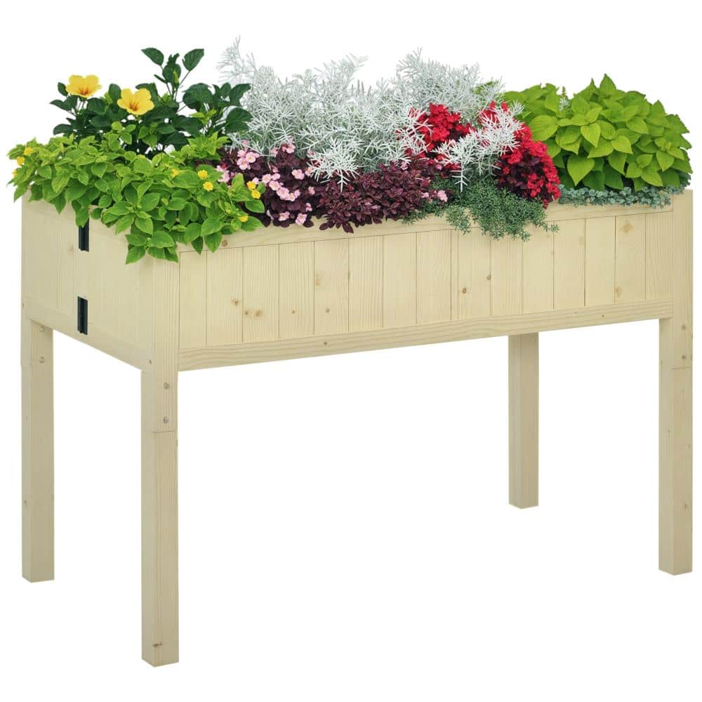 Garden Raised Bed Raised Garden Bed Elevated Wooden Planter Box price history on PriceWatchPro