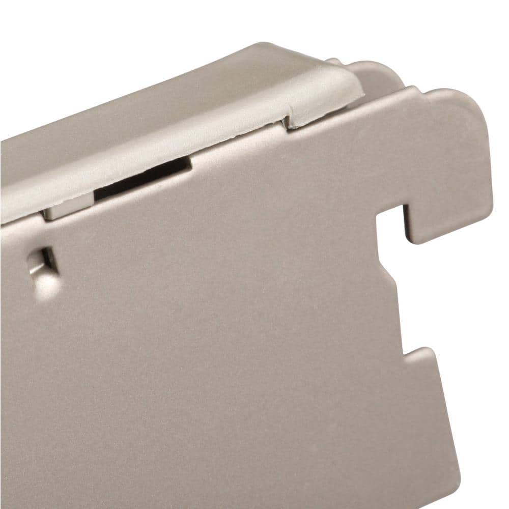 Champagne Nickel 4 ft. Steel Closet Organizer Kit