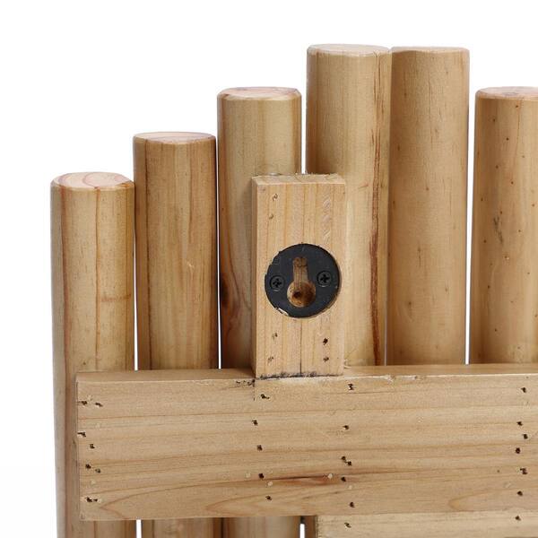 Chunky wooden coat pegs (5)