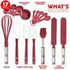 Kaluns Nylon Red Stainless Steel Utensils (Set of 24) K-US24R-HD - The Home  Depot