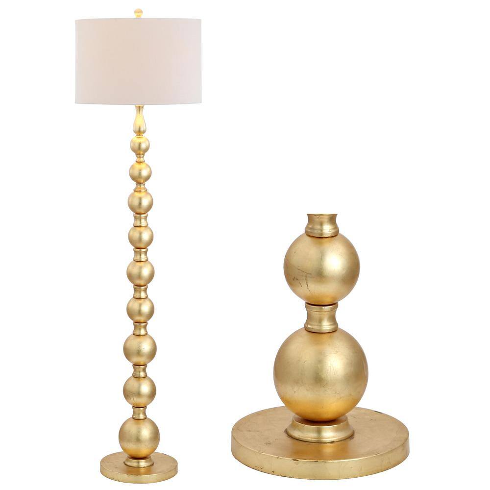 Adriana 62.5 in. Gold Metal LED Floor Lamp price history on PriceWatchPro