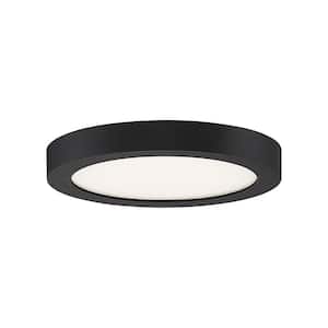 Outskirts 7.5 in. Oil Rubbed Bronze LED Flush Mount