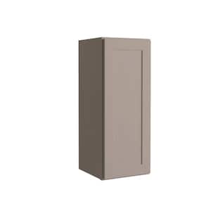Courtland 12 in. W x 12 in. D x 30 in. H Assembled Shaker Wall Kitchen Cabinet in Sterling Gray