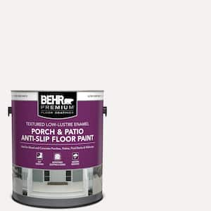 1 Gal. Ultra Pure White Textured Low-Lustre Enamel Interior/Exterior Anti-Slip Porch and Patio Floor Paint