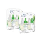 Plug Light 0.87 oz. Bamboo Scent Scented Oil Plug-In Air Freshener Refill (2-Count)(2-Pack)