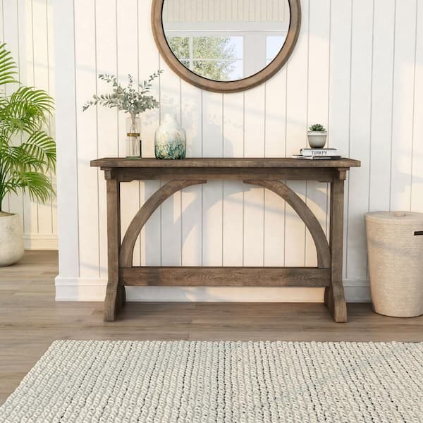 Hava 48 in. Reclaimed Oak Rectangle Console Table