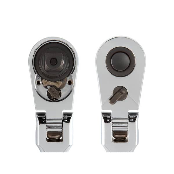 1/4 in., 3/8 in., 1/2 in. Flex Quick-Release Ratchet Set (3-Piece)