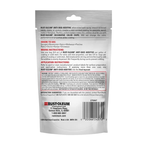 Rust-Oleum EpoxyShield 3.4 oz. Antiskid Additive (Case of 8) 279847 - The  Home Depot