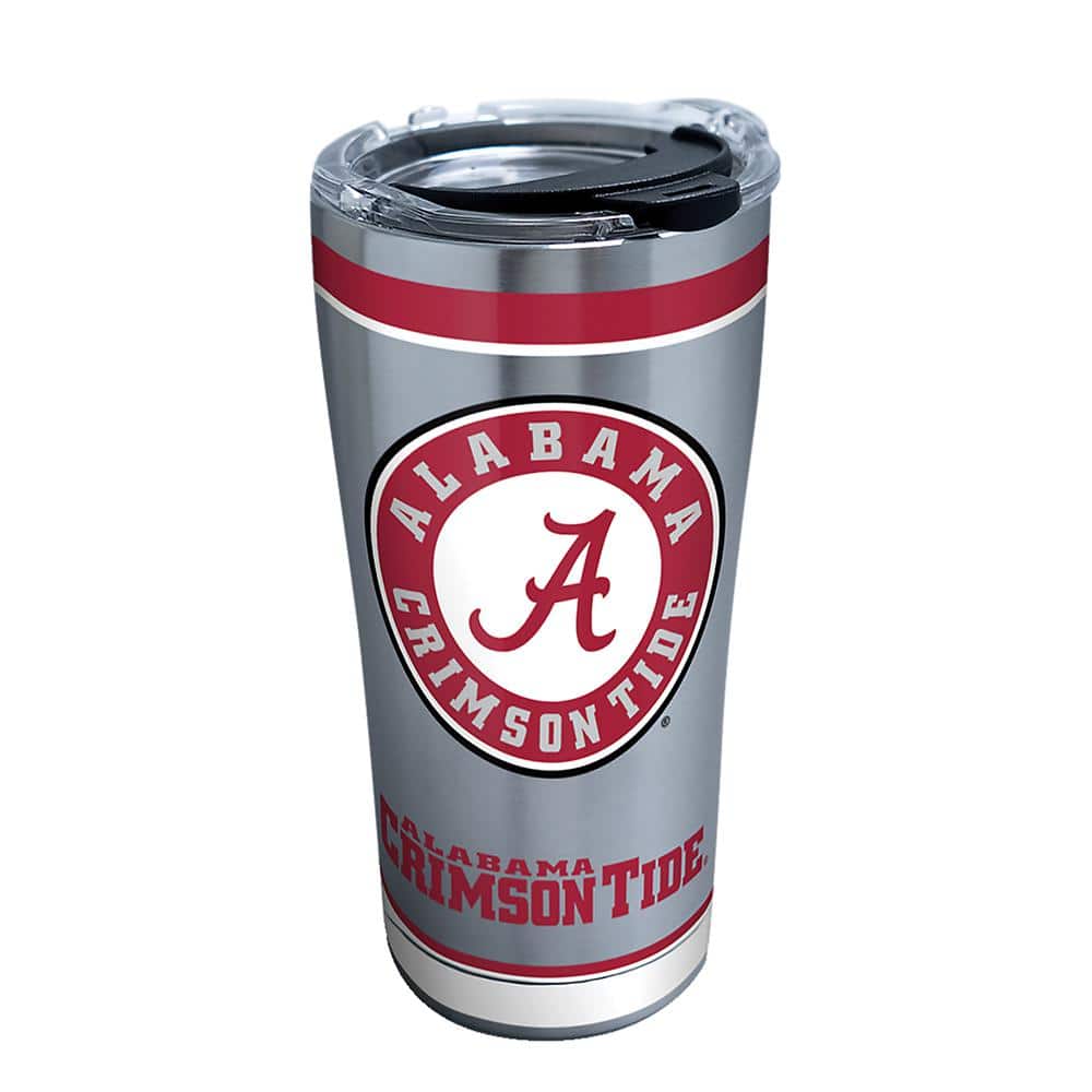 Alabama Crimson Tide Houndstooth 20 oz sublimated Tumbler coffee cup  insulated