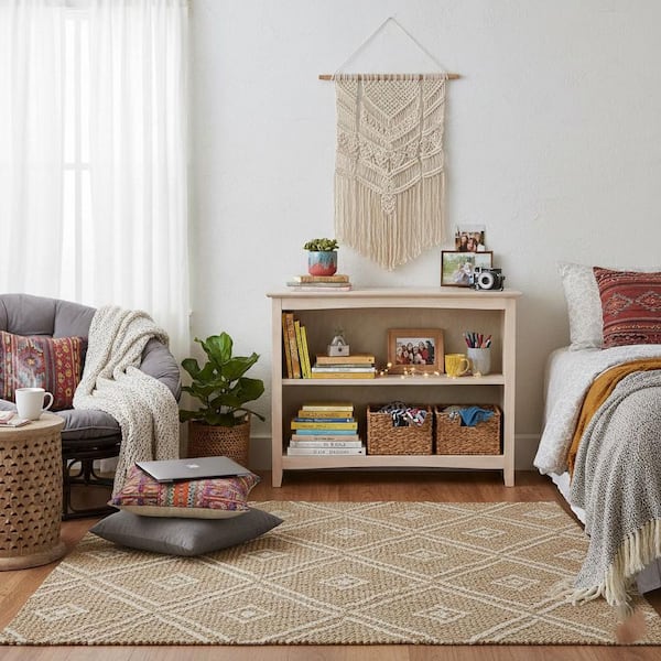International Concepts 30 in. H Unfinished Solid Wood 2-Shelf