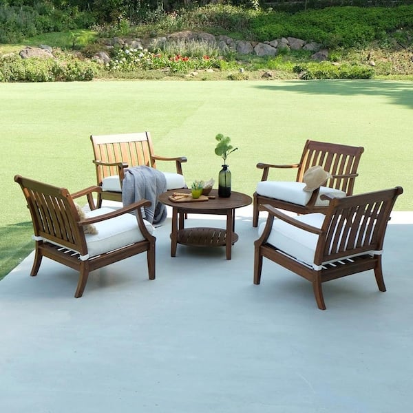 Cambridge Casual Wales Round Wood, Casual Outdoor Furniture World