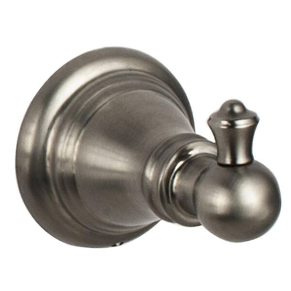 Ultra Faucets Traditional Single Robe Hook in Brushed Nickel