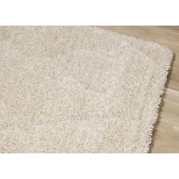 Noctis Collections 5 ft. x 8 ft. Beige Geometric, Tonal/Solid, Trellis Indoor Area Rug