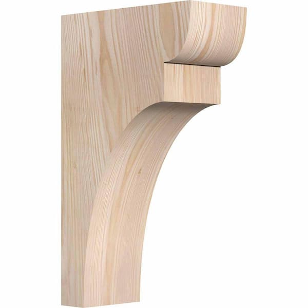 Ekena Millwork 5-1/2 in. x 12 in. x 20 in. Douglas Fir Yorktown Smooth Corbel