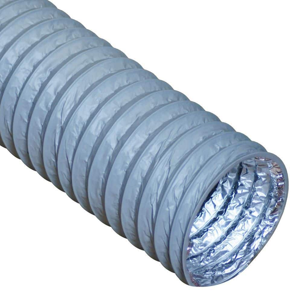 Rubber-Cal HVAC Ventilation-Flex Duct - 4 in. ID x 25 ft. Length