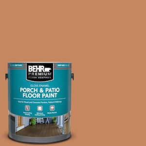 1 gal. #PFC-17 Rusty Orange Gloss Enamel Interior/Exterior Porch and Patio Floor Paint