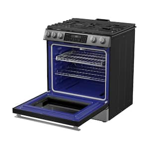 30 in. 5 Burners Slide-in Electric Range in Stainless Steel with Air Fry and Convection