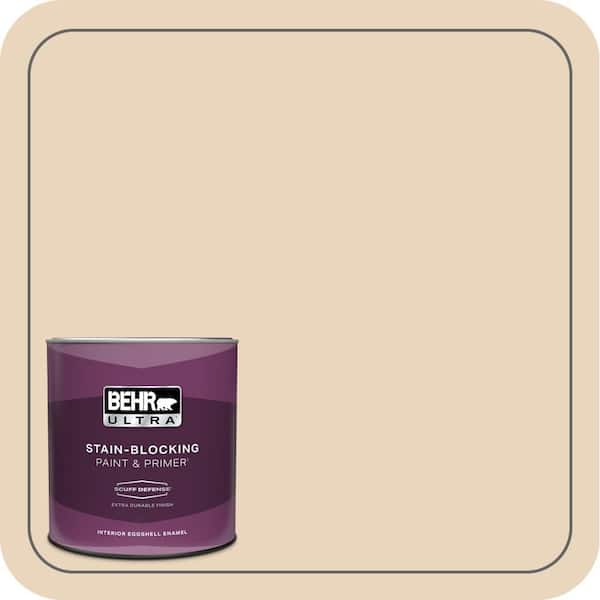 BEHR ULTRA 1 qt. #PPH-14 Roasted Almond Extra Durable Eggshell Enamel Interior Paint & Primer