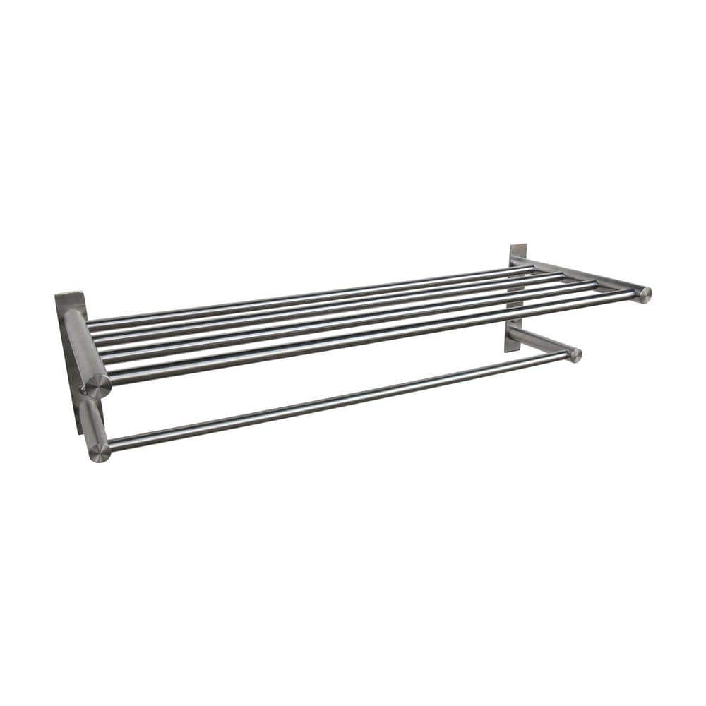 Stainless Steel Wall Mounted Towel Rack with Bar