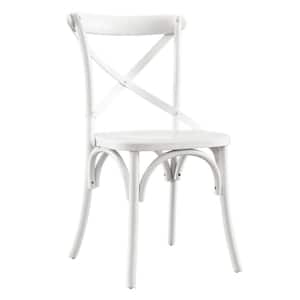 Gear Dining Side Chair in White