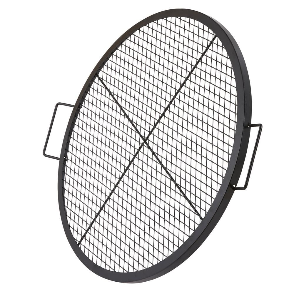 30 in. Fire Pit Grill Grate, Heavy Duty Steel BBQ Cooking Grid, Round Campfire Grate with X Wire and Handle price history on PriceWatchPro