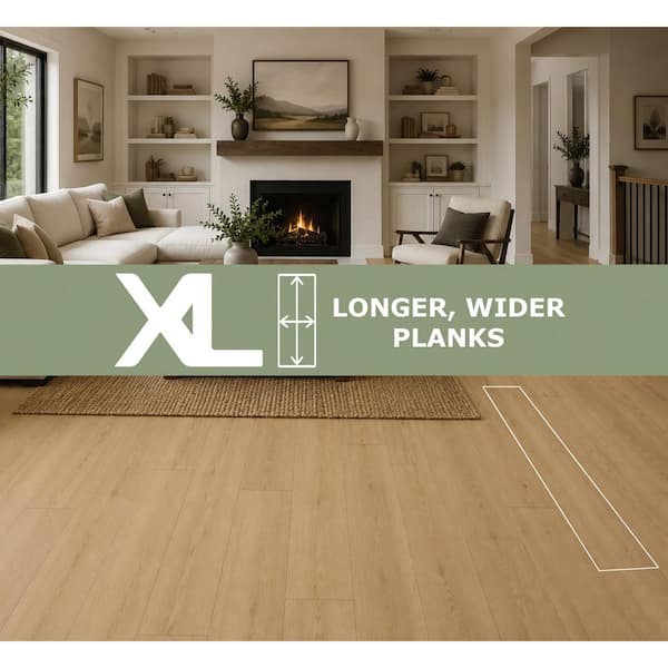 ASPEN FLOORING Rattan 20 Mil x 7.17 in. W x 72 in. L Click Lock