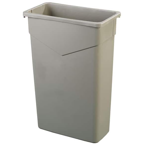 TrimLine 23 Gal. Beige Rectangular Trash Can (4-Pack)