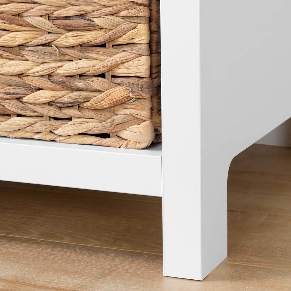 White Nursery Combo Dresser with Soft Close Drawer