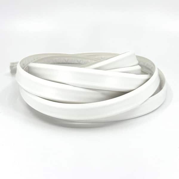 3/4 in. x 10 ft. White PVC Inside Corner Self-adhesive Flexible Caulk and Trim Molding
