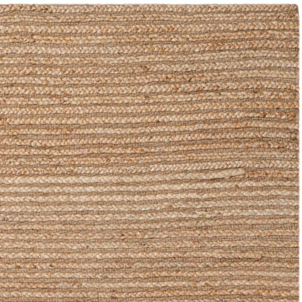 Coastal Charm Handwoven Jute 8' x 10' Natural Area Rug
