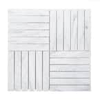 Hudson Carrara White 11.875 in. x 11.875 in. Square Honed Carrara Marble Wall and Floor Mosaic Tile (0.979 sq. ft./Each)