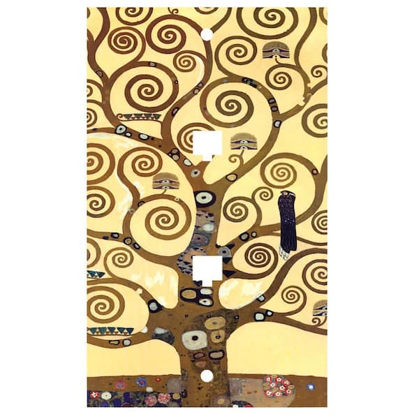 Art Plates Klimt The Tree of Life 2 Phone Jack Wall Plate