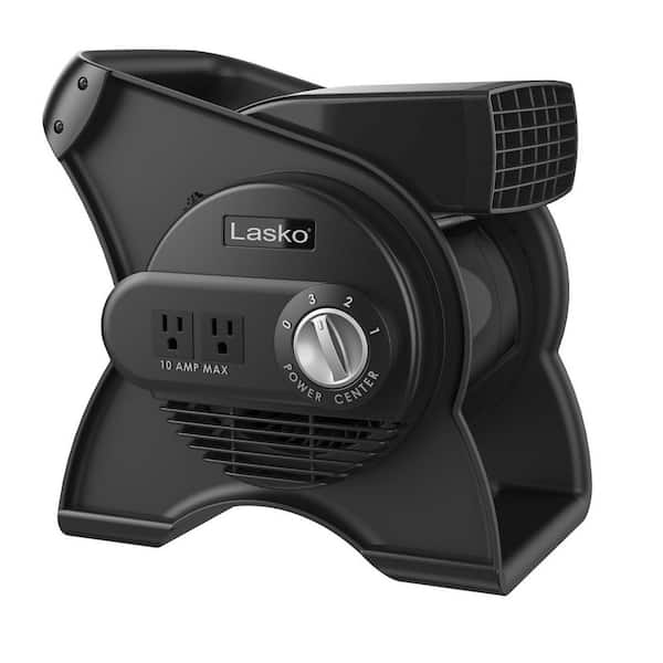 Photo 1 of Lasko U12104 High Velocity Pro Pivoting Utility Fan for Cooling, Ventilating, Exhausting and Drying at Home, Job Site and Work Shop, Black 12104 12.2 x 9.6 x 12.3 inches
