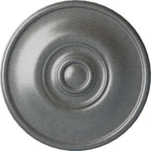 11-3/4 in. x 3/8 in. Jefferson Urethane Ceiling Medallion (Fits Canopies upto 2-7/8 in.), Platinum