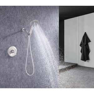 Dual-Function Shower Faucet, Shower Trim Kit with 4-Spray In2ition 2-in-1 Dual Hand Held Shower Head with Hose