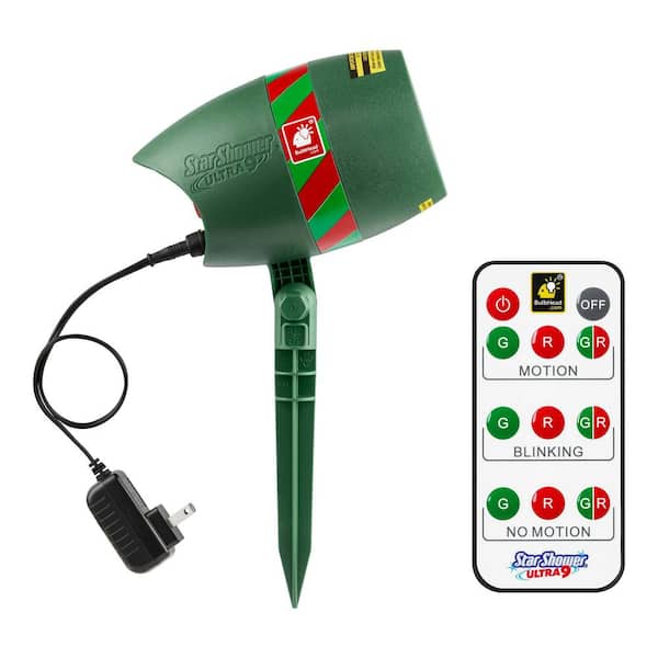 8 in. 9-Pattern Christmas Projector Light with Remote