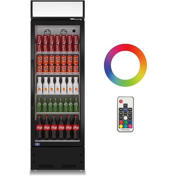 Unbranded 25 in. 8 cu.ft. Commercial Refrigerator in Stainless Steel with Remote Control LED, 35.6℉ to 46.4℉