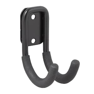 Husky 50 lbs. Heavy-Duty Wall-Mounted Black Steel Cooler Hook with Mounting  Hardware 816360 - The Home Depot
