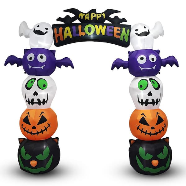 8.2 ft. LED Pumpkin Archway Halloween Inflatable Outdoor Decoration