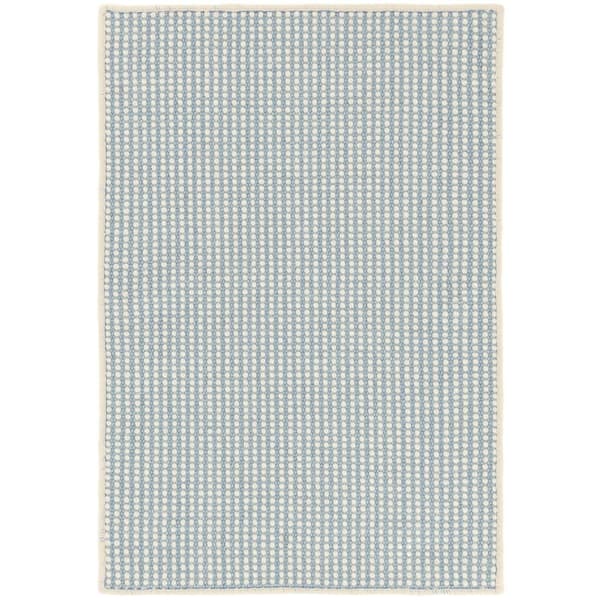 Pixel Woven Sisal/Wool Sky 10 ft. x 14 ft. Indoor Area Rug