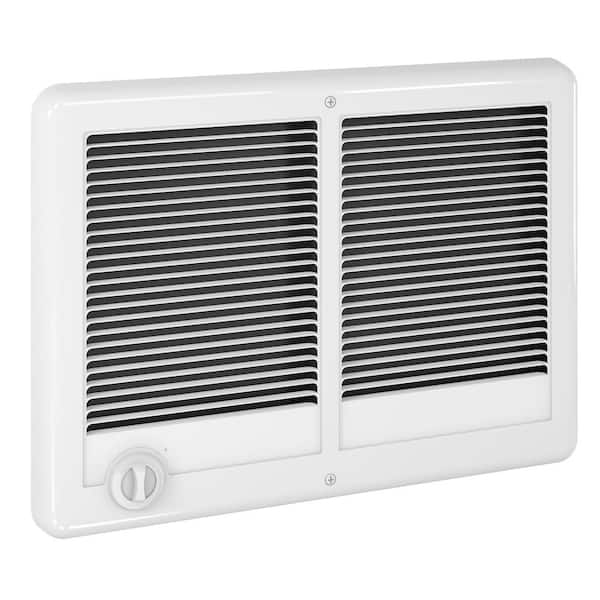 Cadet CSTC302TW 240/208-volt 3,000/2,250-watt Com-Pak Twin In-Wall Fan-forced Electric Heater in White with Thermostat - 2