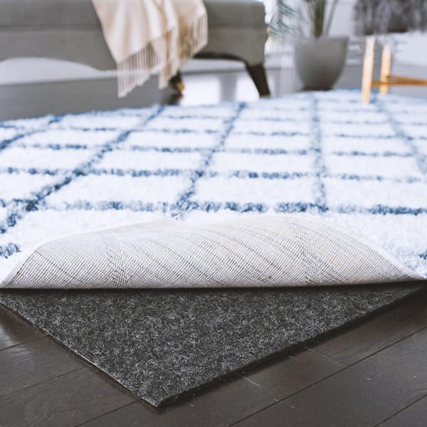 Mayview Hudson Rug Pad- Dual Sided Felt and Rubber- Non-Slip, 4' x 6