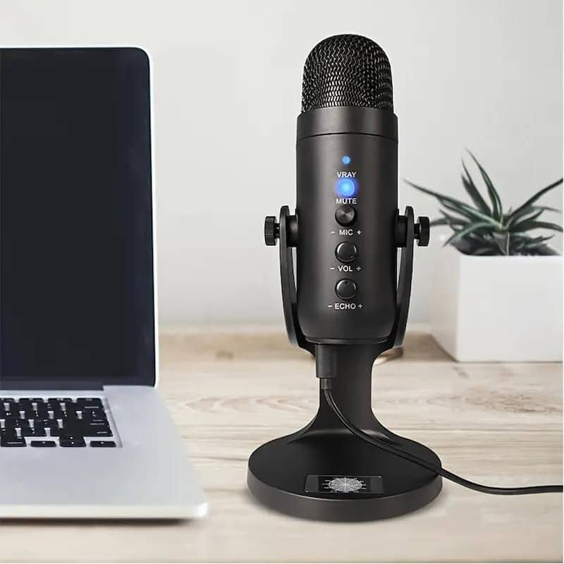 High Sensitivity USB Microphone in Black 1 (-Pack)