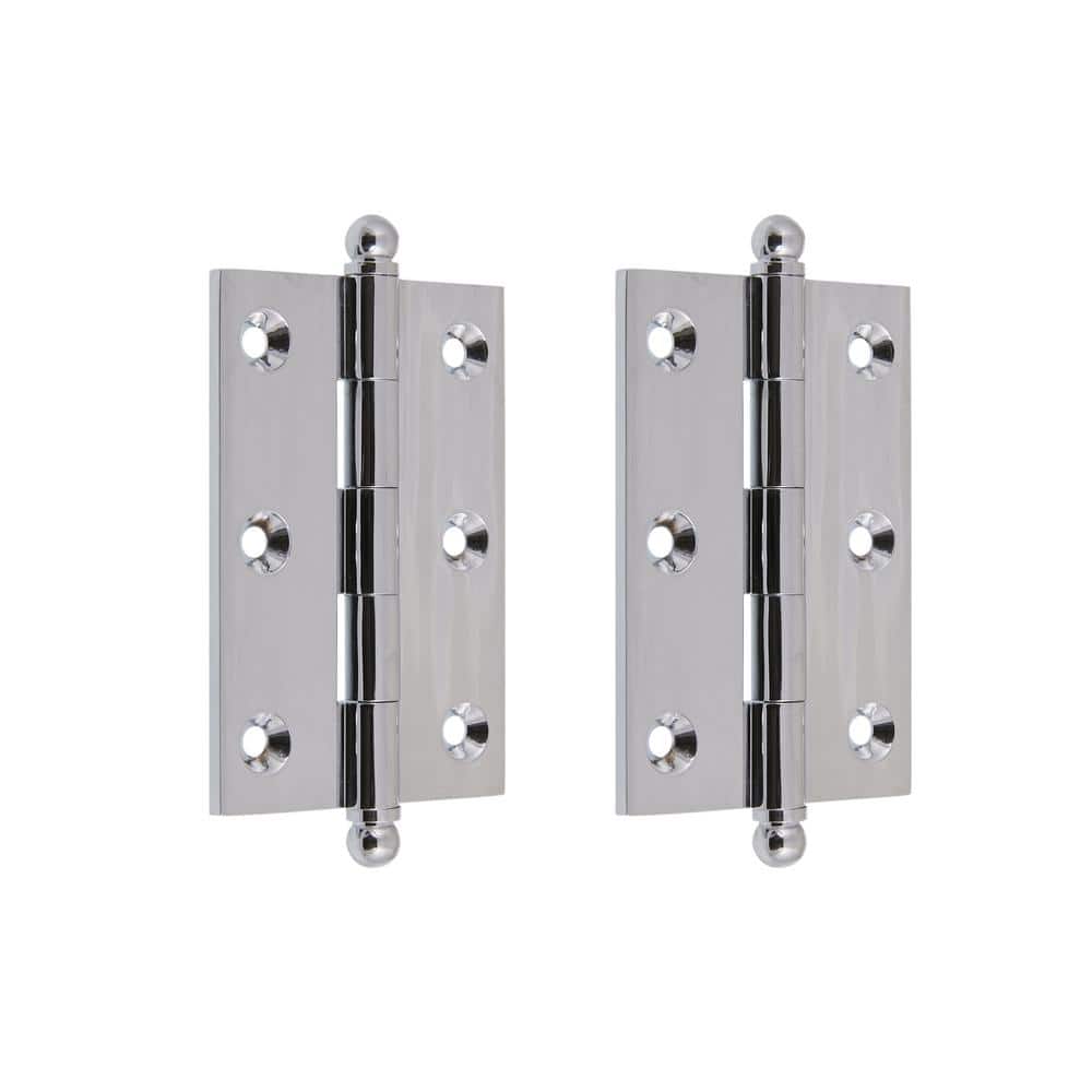 3 in. x 2 in. Polished Chrome Solid Extruded Brass Loose Pin Mortise Cabinet Hinge (1-Pair) price history on PriceWatchPro