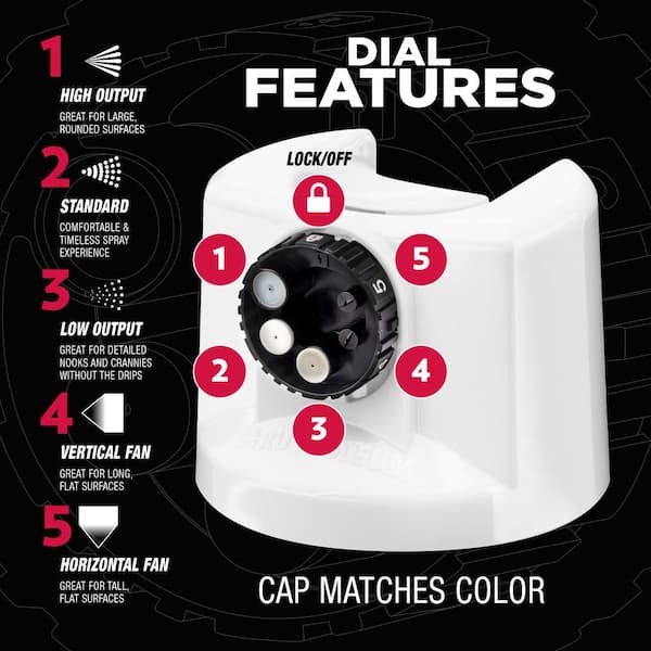 12 oz. Custom Spray 5-in-1 Semi-Gloss White Spray Paint